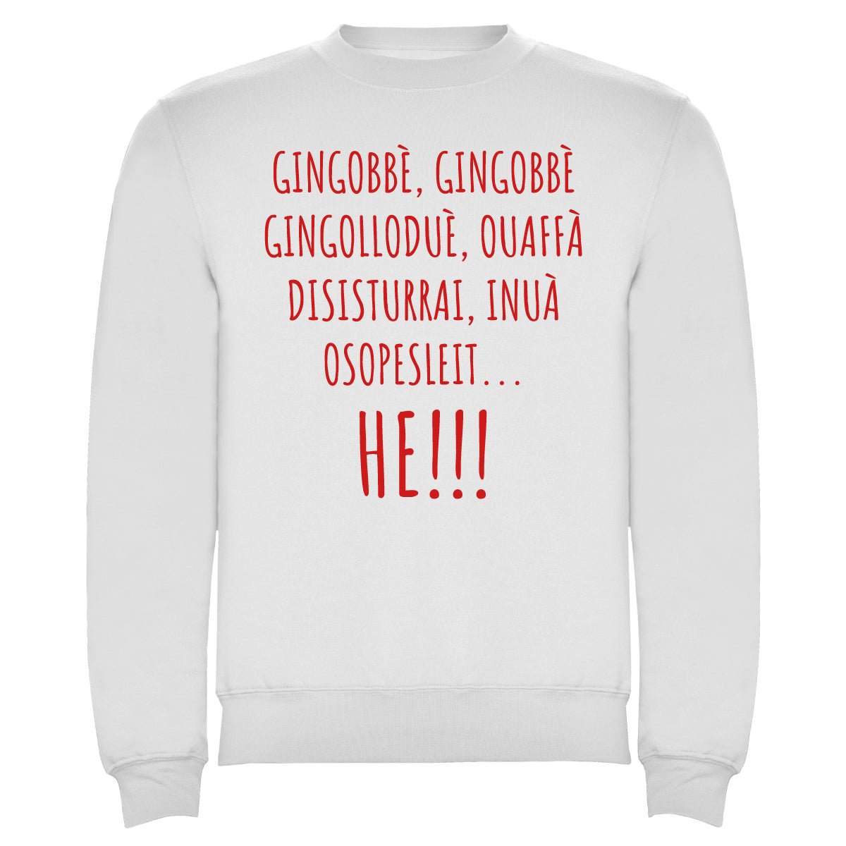 Felpa Girocollo Natale "Gingobbè" - Identity SRLs