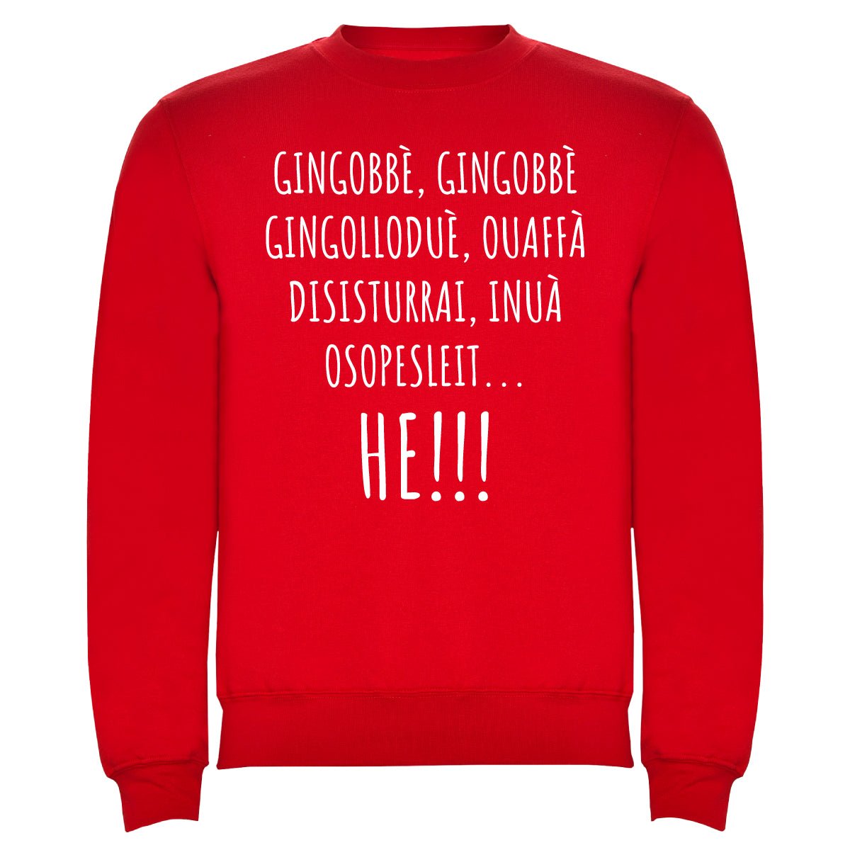 Felpa Girocollo Natale "Gingobbè" - Identity SRLs