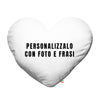 Cuscino cuore con foto personalizzato