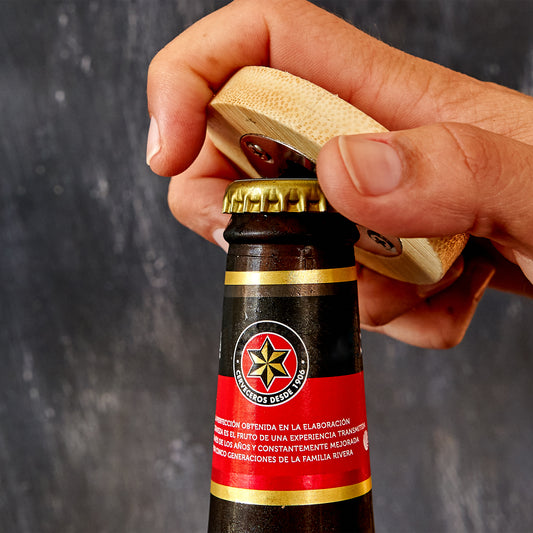 Apribottiglia Sherry in bambù