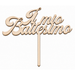 Cake topper Il mio Battesimo in legno