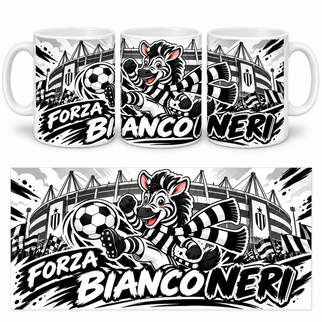 Tazza forza bianconeri