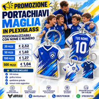 Promo portachiavi maglia in plexiglass