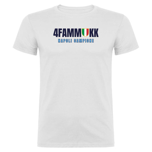 T-shirt Napoli "4fammokk" + portachiavi OMAGGIO