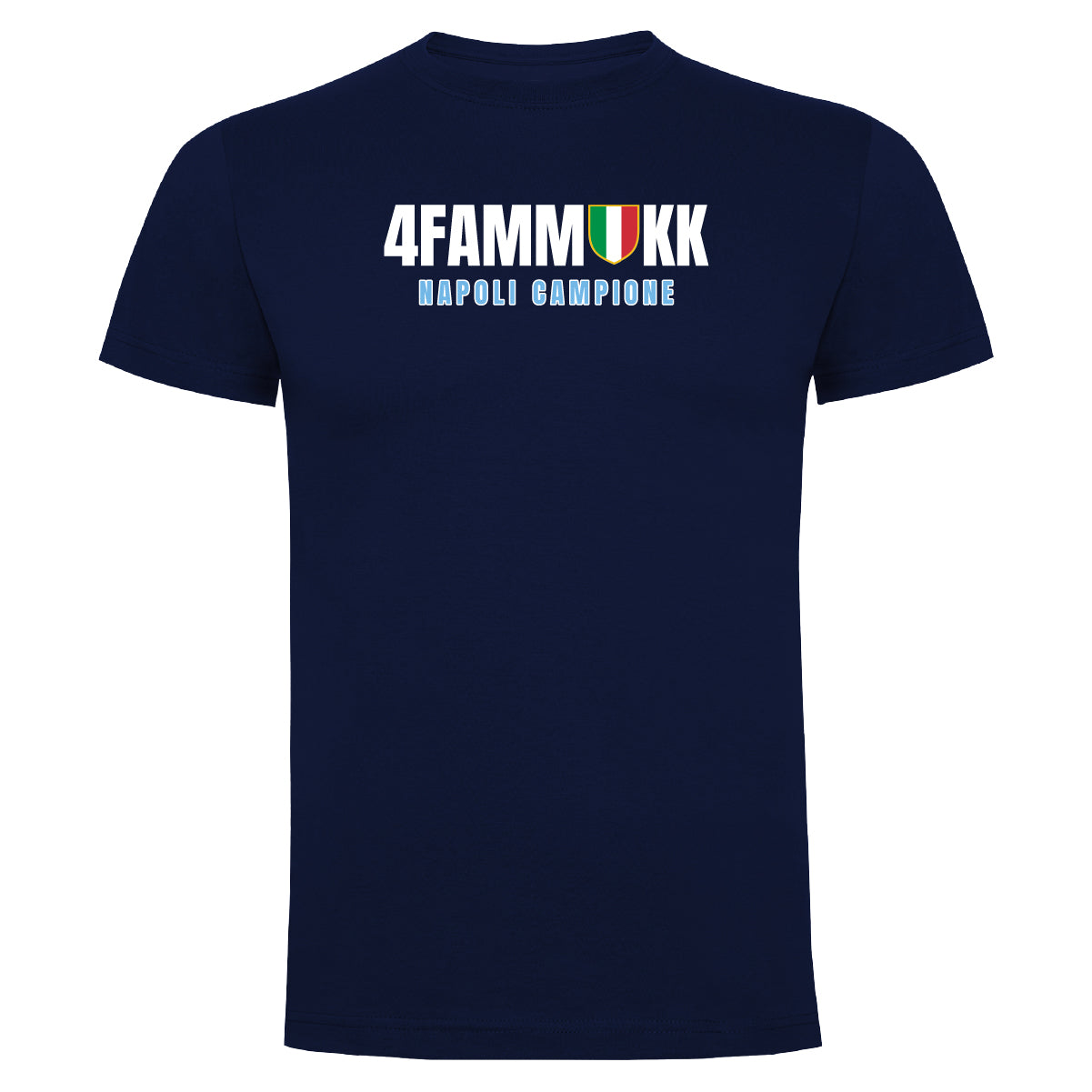 T-shirt Napoli "4fammokk" + portachiavi OMAGGIO