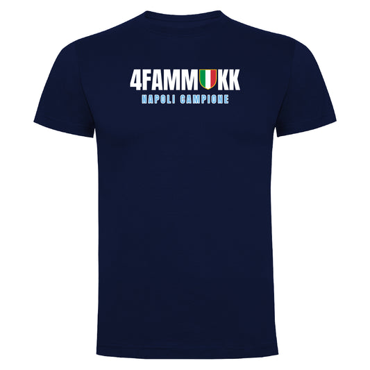 T-shirt Napoli "4fammokk" + portachiavi OMAGGIO
