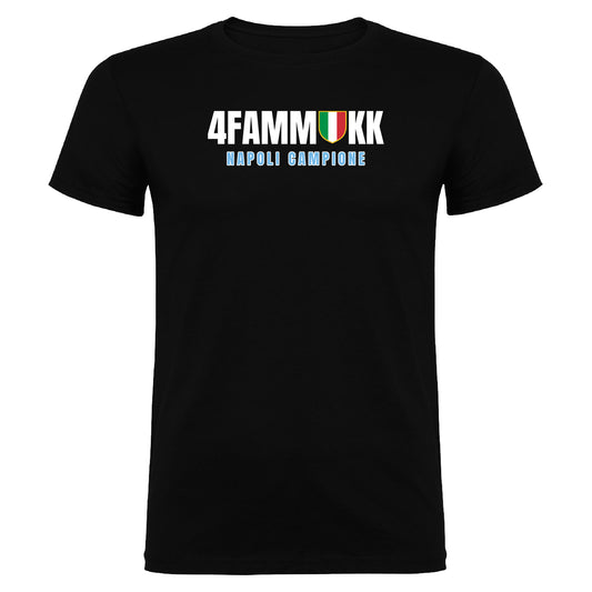 T-shirt Napoli "4fammokk" + portachiavi OMAGGIO