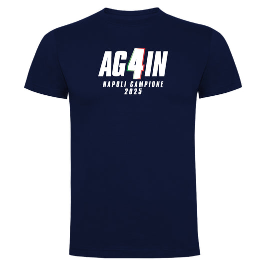 T-shirt Napoli "Again" + portachiavi OMAGGIO