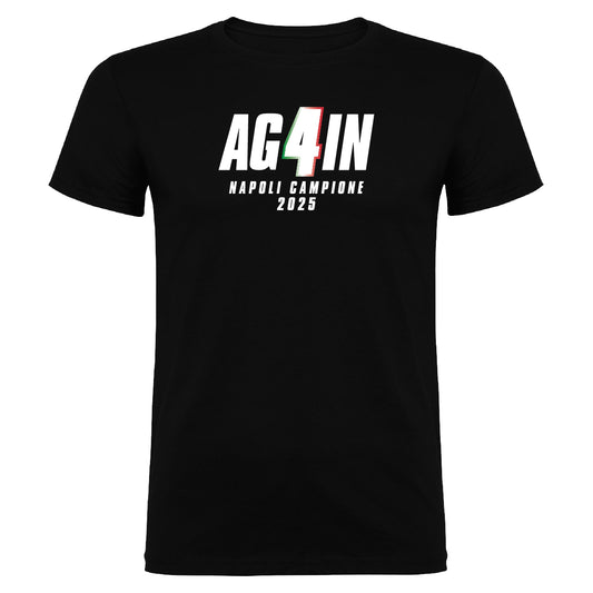 T-shirt Napoli "Again" + portachiavi OMAGGIO