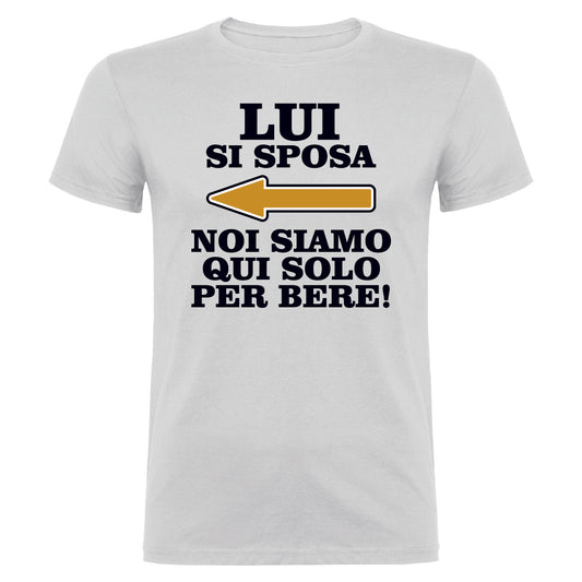 Lui si sposa, noi siamo qui solo per bere!