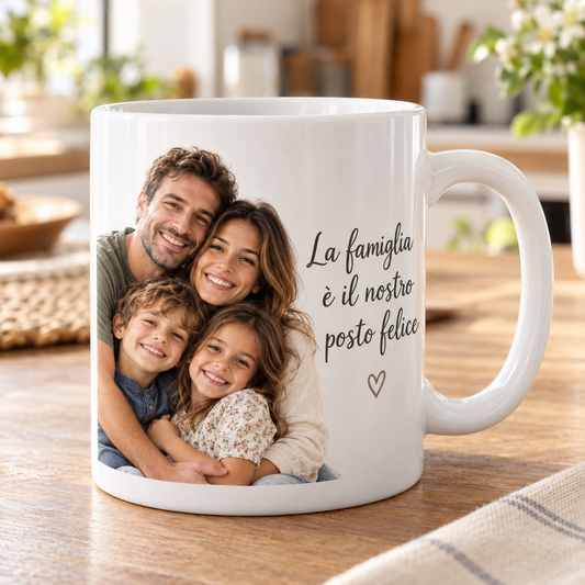 Tazza personalizzata in ceramica lucida