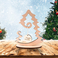 Albero di Natale in legno personalizzato con nome - Identity SRLs