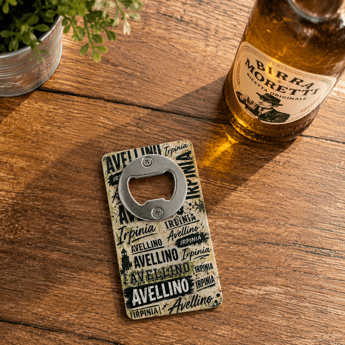 Calamita apribottiglia in legno - Identity SRLs