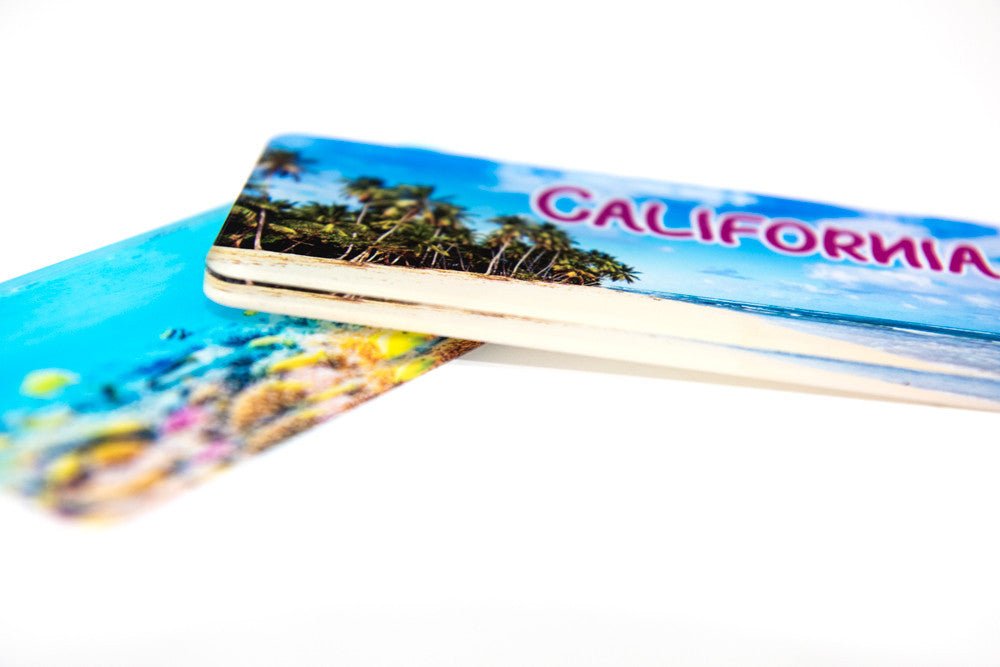 Calamita in plexiglass trasparente panoramica 110x50 mm - Identity SRLs