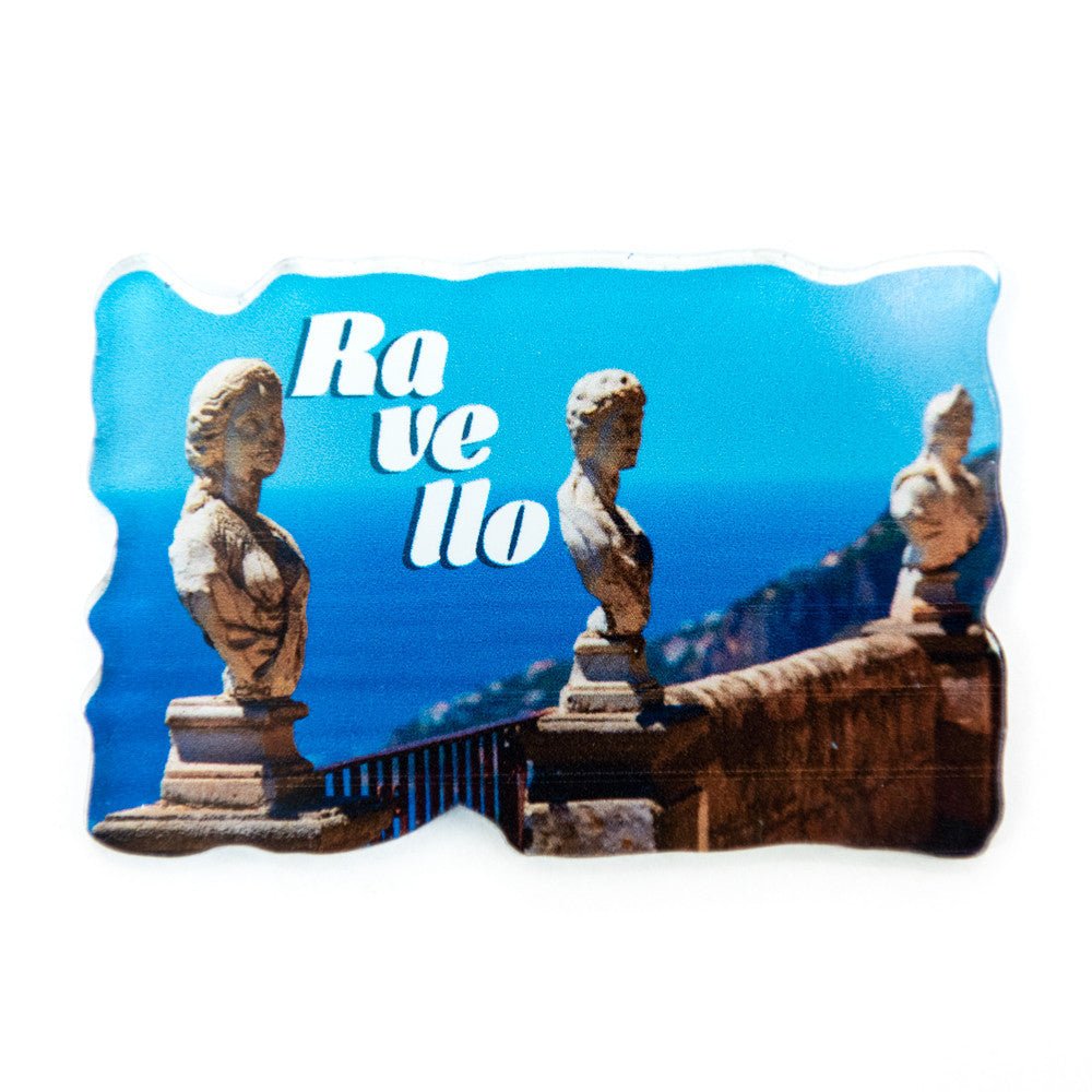 Calamita rettangolare frastagliata in plexiglass trasparente 75x50 mm - Identity SRLs