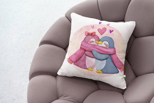 Cuscino love pinguini - Identity SRLs