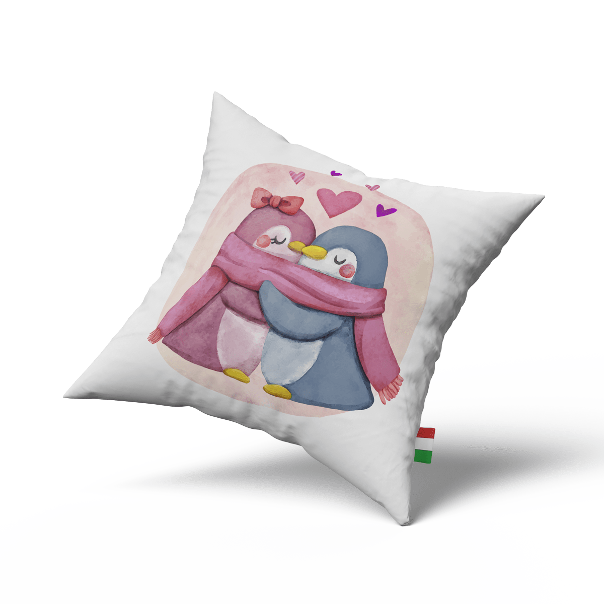 Cuscino love pinguini - Identity SRLs
