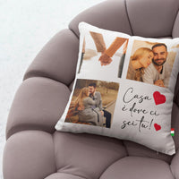 Cuscino love tris foto - Identity SRLs