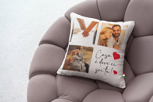 Cuscino love tris foto - Identity SRLs