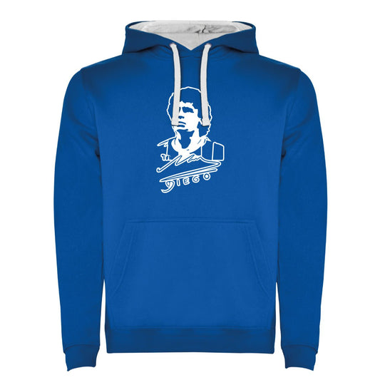 Felpa con cappuccio Napoli "Maradona volto" - Identity SRLs