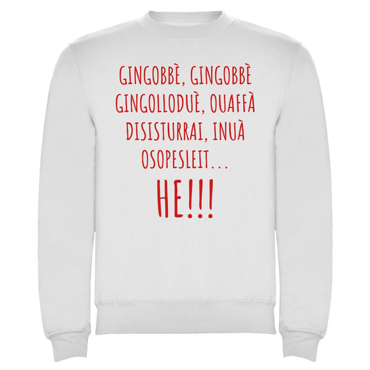 Felpa Girocollo Natale "Gingobbè" - Identity SRLs