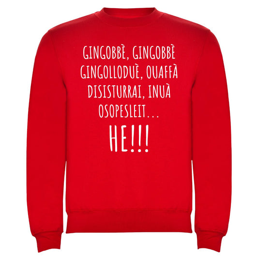 Felpa Girocollo Natale "Gingobbè" - Identity SRLs