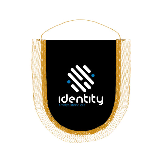 Gagliardetto scudo 29x33 cm - Identity SRLs