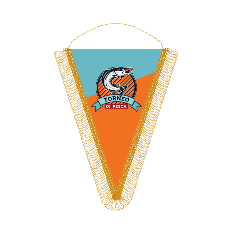 Gagliardetto triangolare 22x30 cm - Identity SRLs