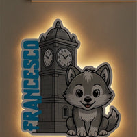 Lampada Avellino "Torre e lupetto" - Identity SRLs