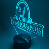 Lampada led personalizzata con foto in plexiglass - Identity SRLs