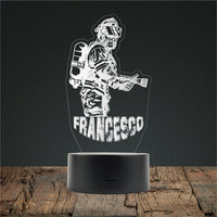 Lampada led Vigili del fuoco in plexiglass 02 - Identity SRLs