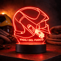 Lampada led Vigili del fuoco in plexiglass - Identity SRLs