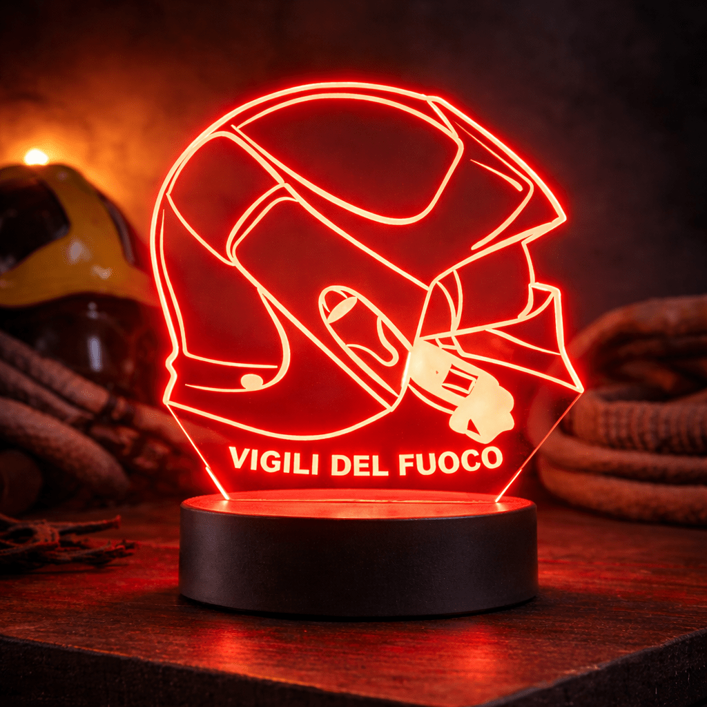 Lampada led Vigili del fuoco in plexiglass - Identity SRLs