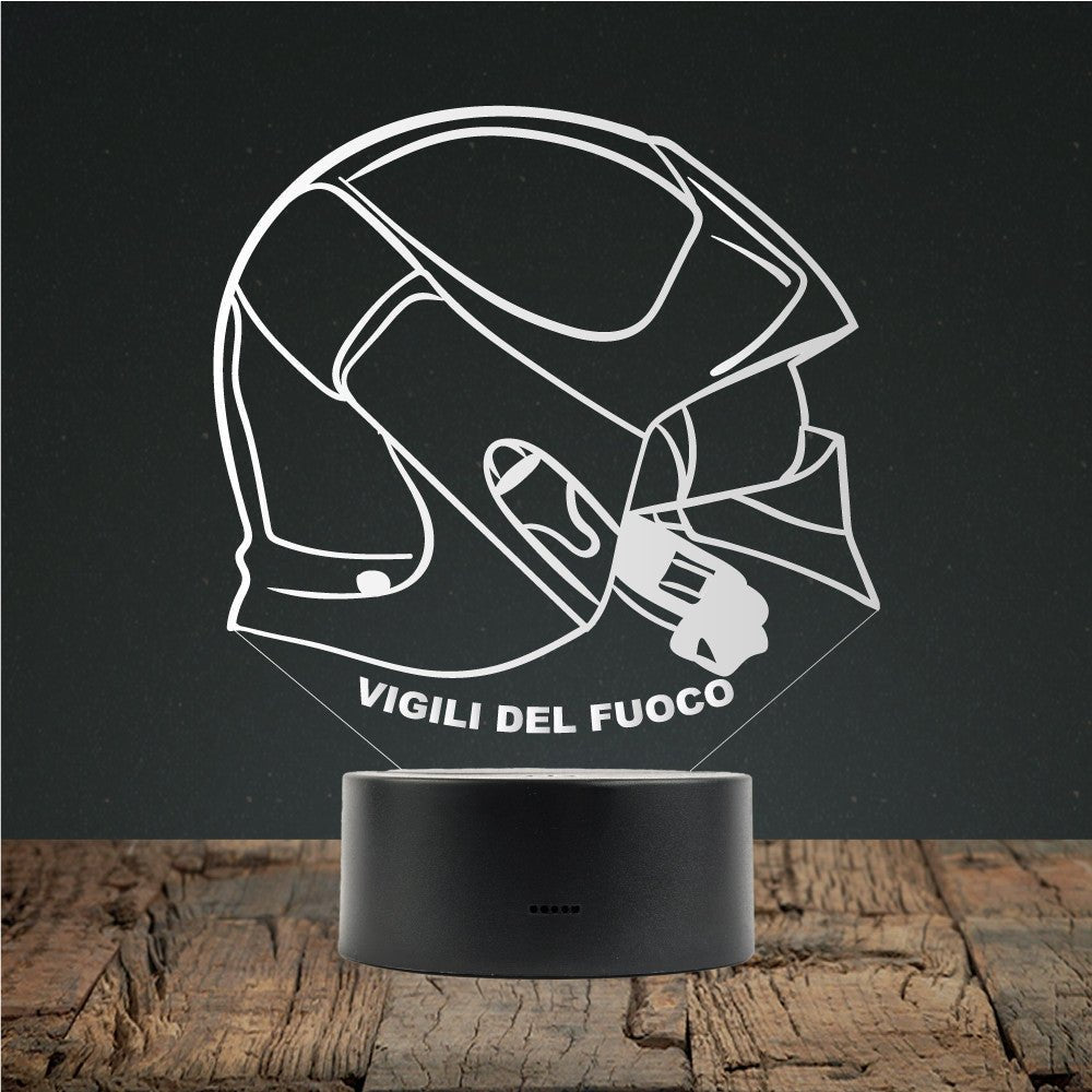 Lampada led Vigili del fuoco in plexiglass - Identity SRLs