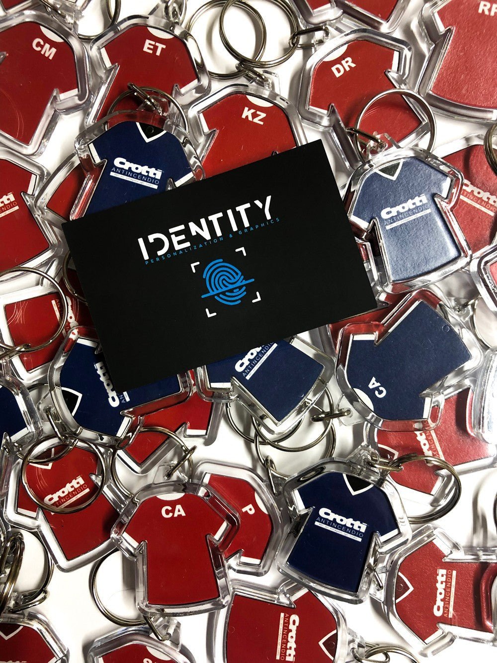 Portachiavi personalizzati maglia - Identity SRLs