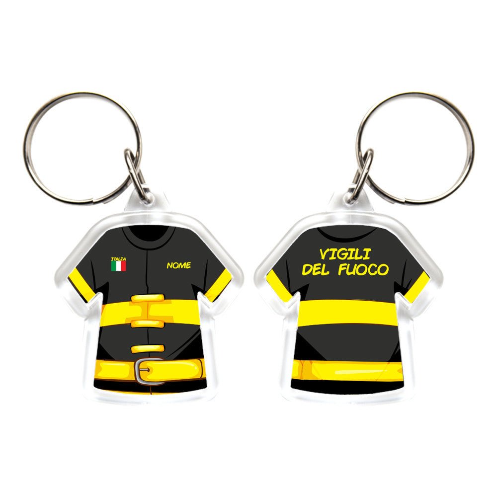 Portachiavi maglia plexiglass Vigili del fuoco - Identity SRLs