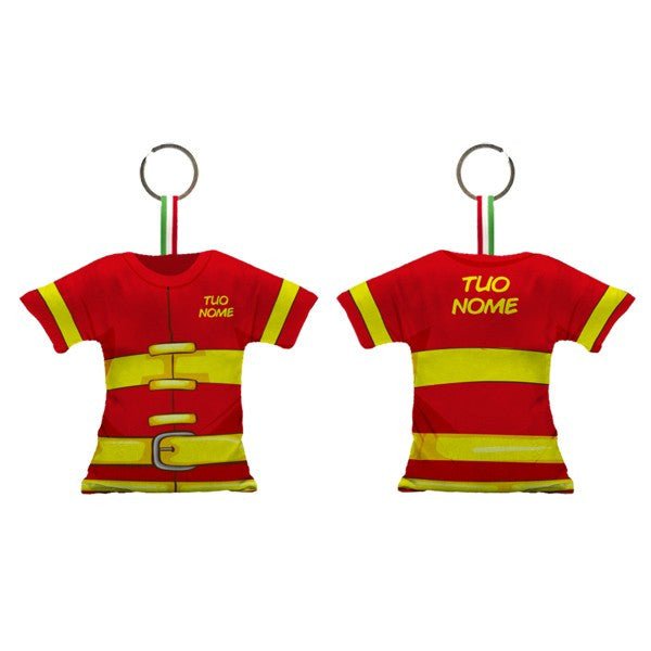 Portachiavi Vigile del fuoco maglia in tessuto imbottito - Identity SRLs