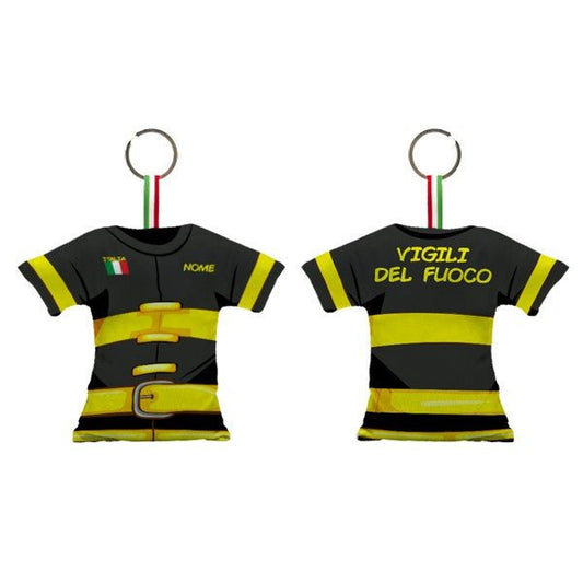 Portachiavi Vigile del fuoco maglia in tessuto imbottito - Identity SRLs