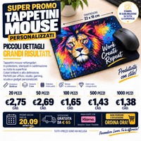 Promo tappetini mouse rettangolari - Identity SRLs
