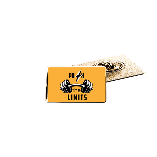 Spilla da giacca in metallo rettangolare - Identity SRLs