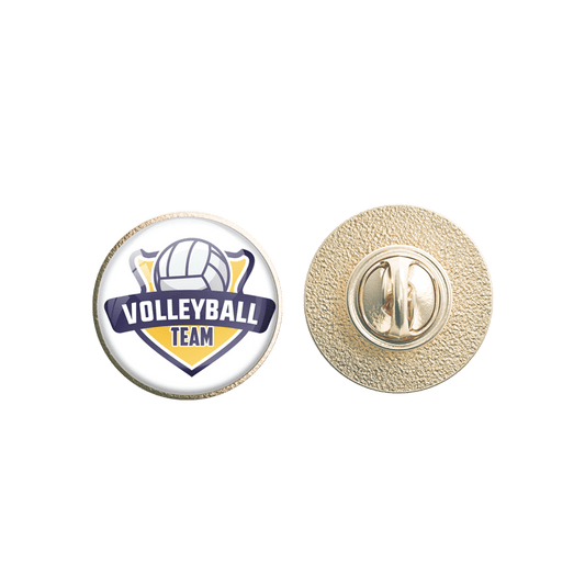 Spilla da giacca in metallo rotonda - Identity SRLs