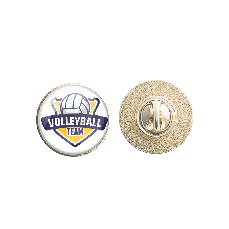 Spilla da giacca in metallo rotonda - Identity SRLs