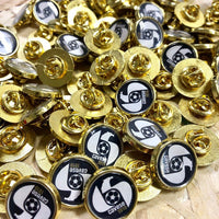 Spilla da giacca in metallo rotonda - Identity SRLs