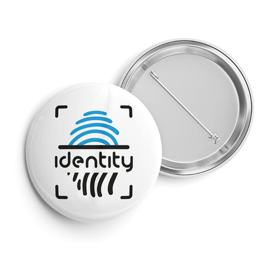 Spilla rotonda in latta 32 mm - Identity SRLs