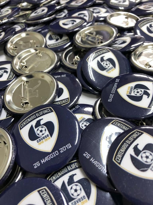 Spilla rotonda in latta 44 mm - Identity SRLs