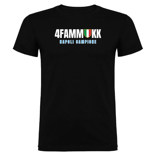 T-shirt Napoli "4fammokk" + portachiavi OMAGGIO - Identity SRLs
