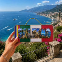 Targa souvenir in legno 3D 29x13 cm - Identity SRLs