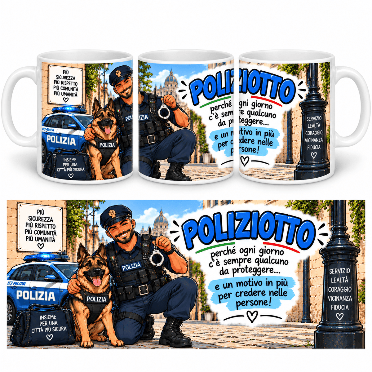 Tazza Poliziotto 01 - Identity SRLs