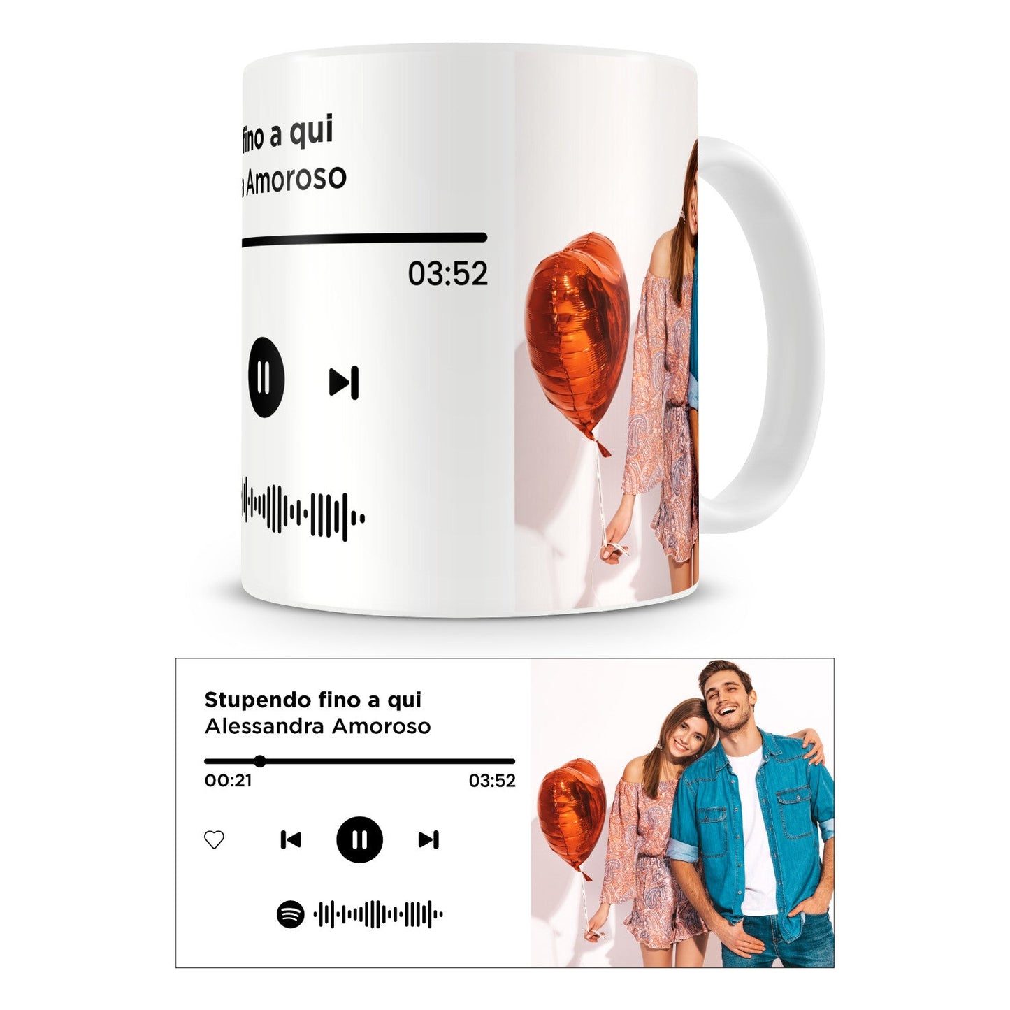 Tazza Spotify code - Identity SRLs
